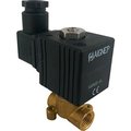 Alpha Technologies Aignep USA Fluidity 02F Direct-Acting Solenoid Valve, 2/2 NC, EPDM Seal, 3/8" NPTF, 3 mm, 110V AC 02F04103E0N40901